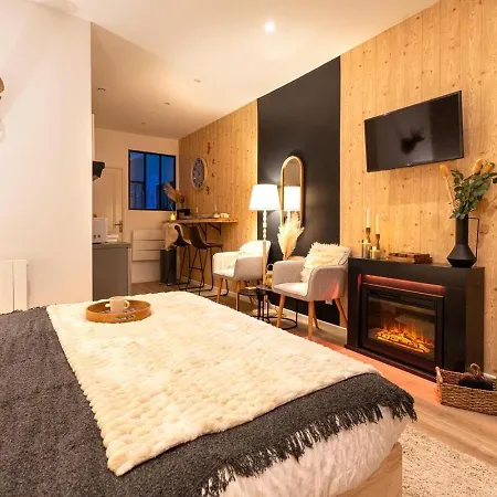 Apartment Le Nid Douillet, Center, Jacuzzi, Sensory Shower *